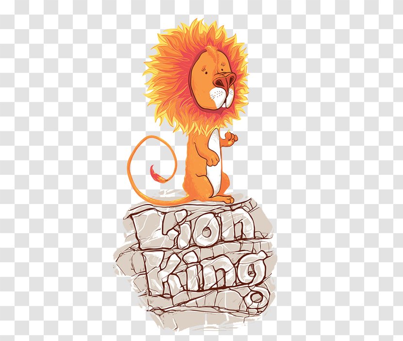 Lion Cartoon Illustration - Animation - Lovely Stay Meng King Figure Transparent PNG