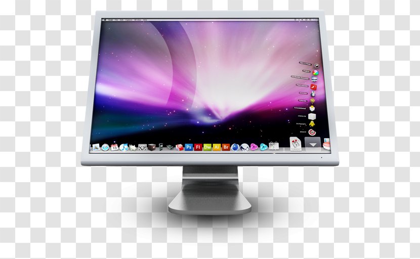 Computer Wallpaper Monitor Desktop - Flat Panel Display - CinemaDisplay Transparent PNG