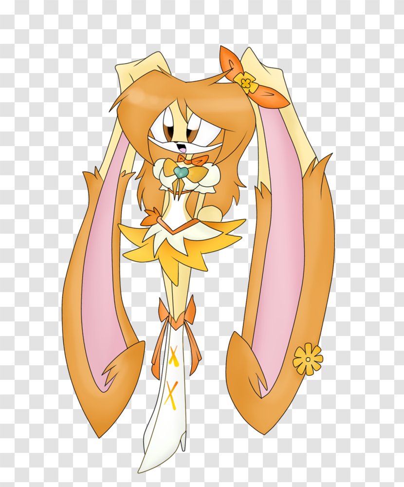 Cream The Rabbit Sonic Hedgehog Pretty Cure - Watercolor Transparent PNG