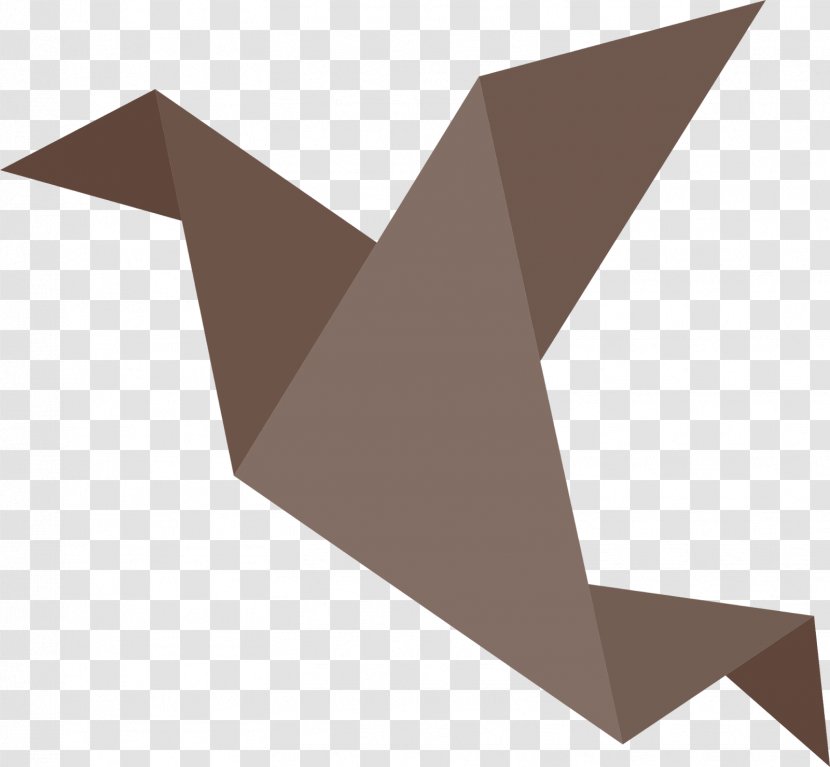 Origami Paper Angle Art - Triangle Transparent PNG
