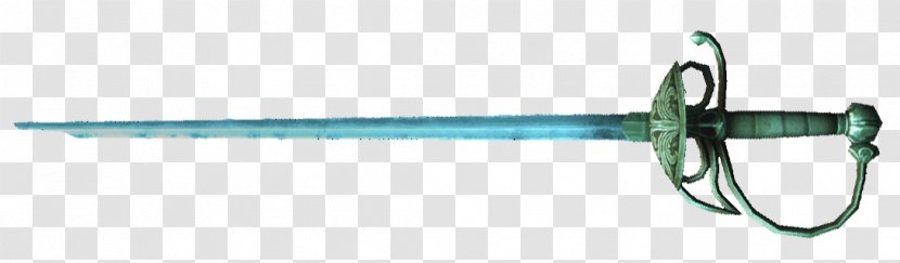 Teal Font - Tool - Blue Sword Transparent PNG