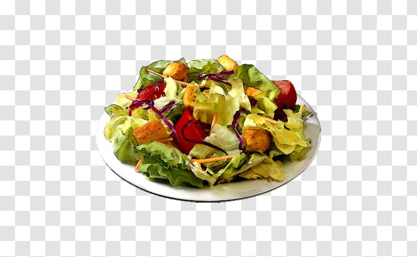 Caesar Salad Olivier Dish - Cooking Transparent PNG