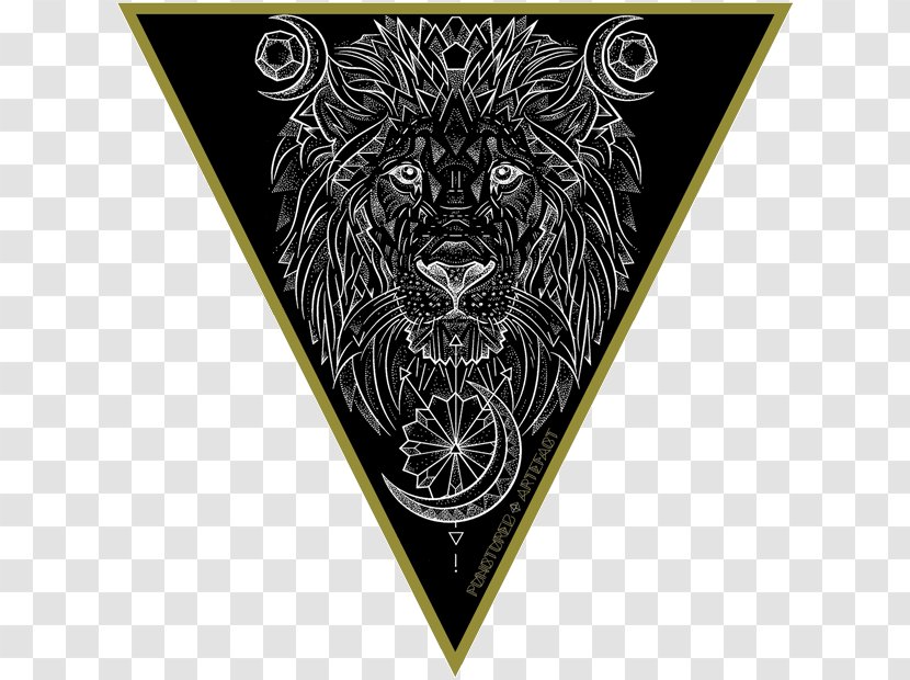 Tiger Sacred Geometry Platonic Solid - Sri Yantra Transparent PNG