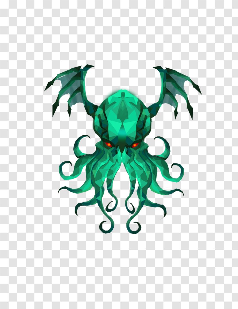 Octopus T-shirt Cthulhu Earring Bluza - Fictional Character Transparent PNG