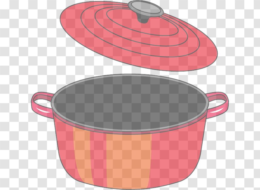 Cookware And Bakeware Pink Stock Pot Lid Dutch Oven - Oval Frying Pan Transparent PNG