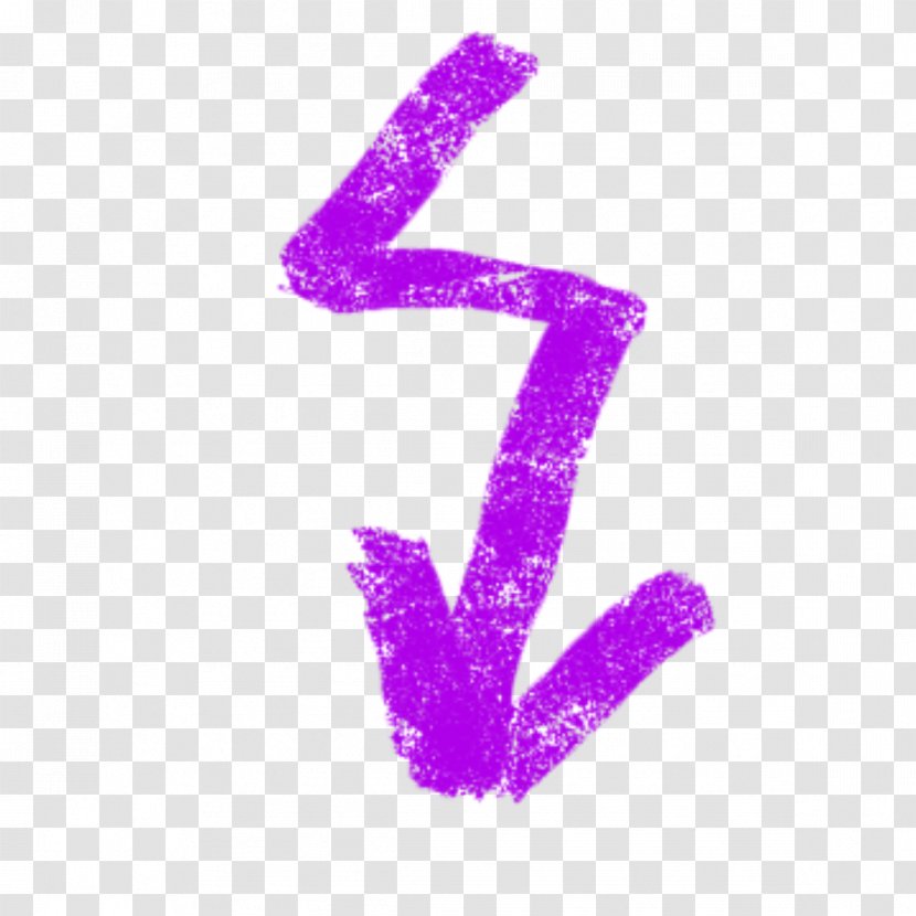 Sidewalk Chalk Arrow Computer File - Pink - Purple To Pull The Free Pattern Transparent PNG