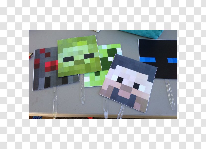 Minecraft Mask Creepypasta Face Paper - Watercolor - Heart Transparent PNG