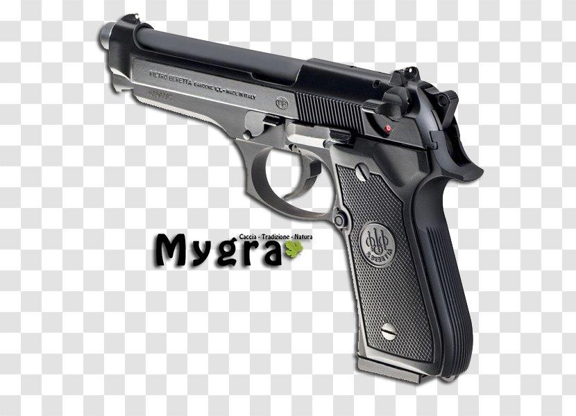 Beretta M9 92 98FS Pistol - Blowback - Weapon Transparent PNG