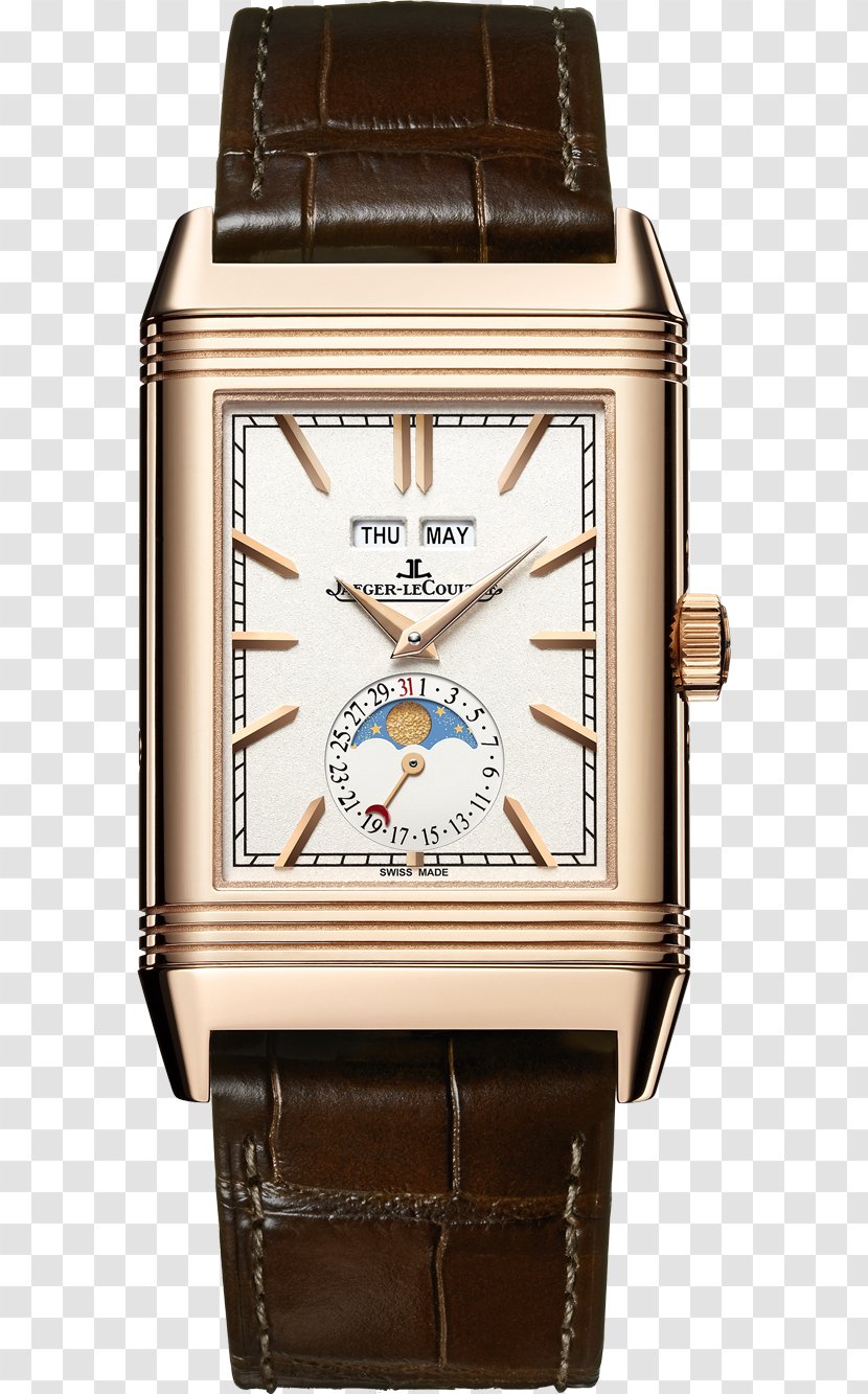 Jaeger-LeCoultre Reverso Watchmaker Jewellery - Brown - Watch Transparent PNG