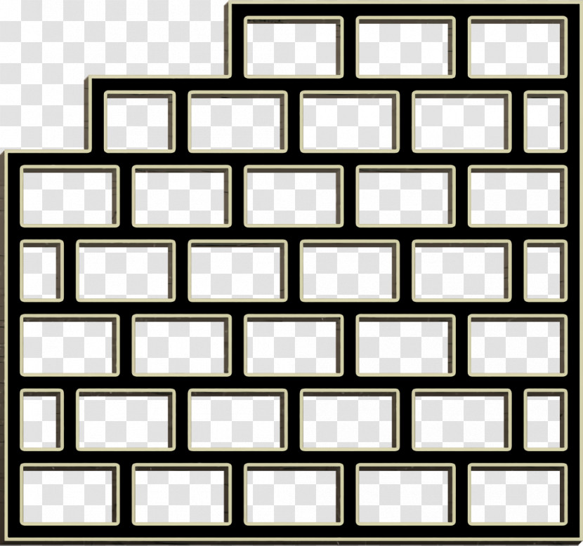 Brick Wall Icon Engineering Icon Wall Icon Transparent PNG