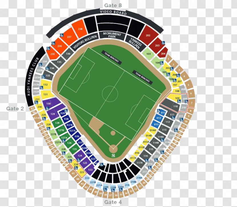 Yankee Stadium New York City FC Yankees MLS Columbus Crew SC - Fc - Map Transparent PNG