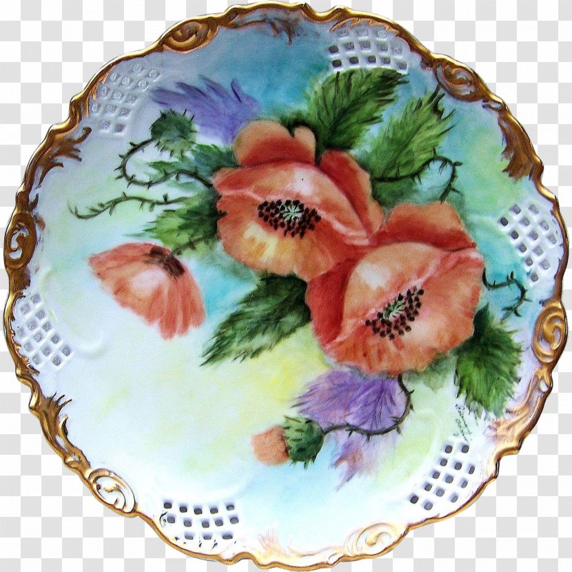 Porcelain Flower - Plate Transparent PNG