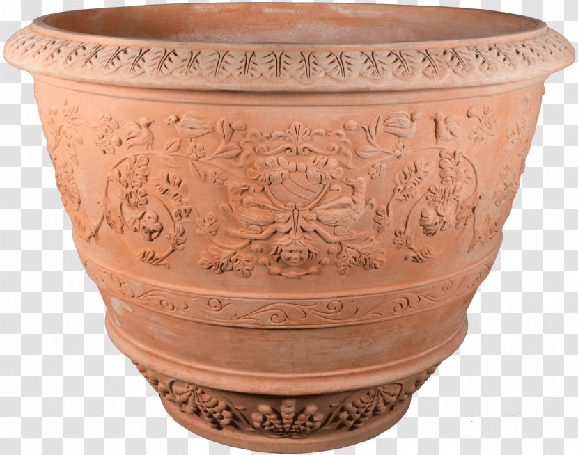 Impruneta Terracotta Ceramic Vase Pottery - Bench - Porcelain Pots Transparent PNG