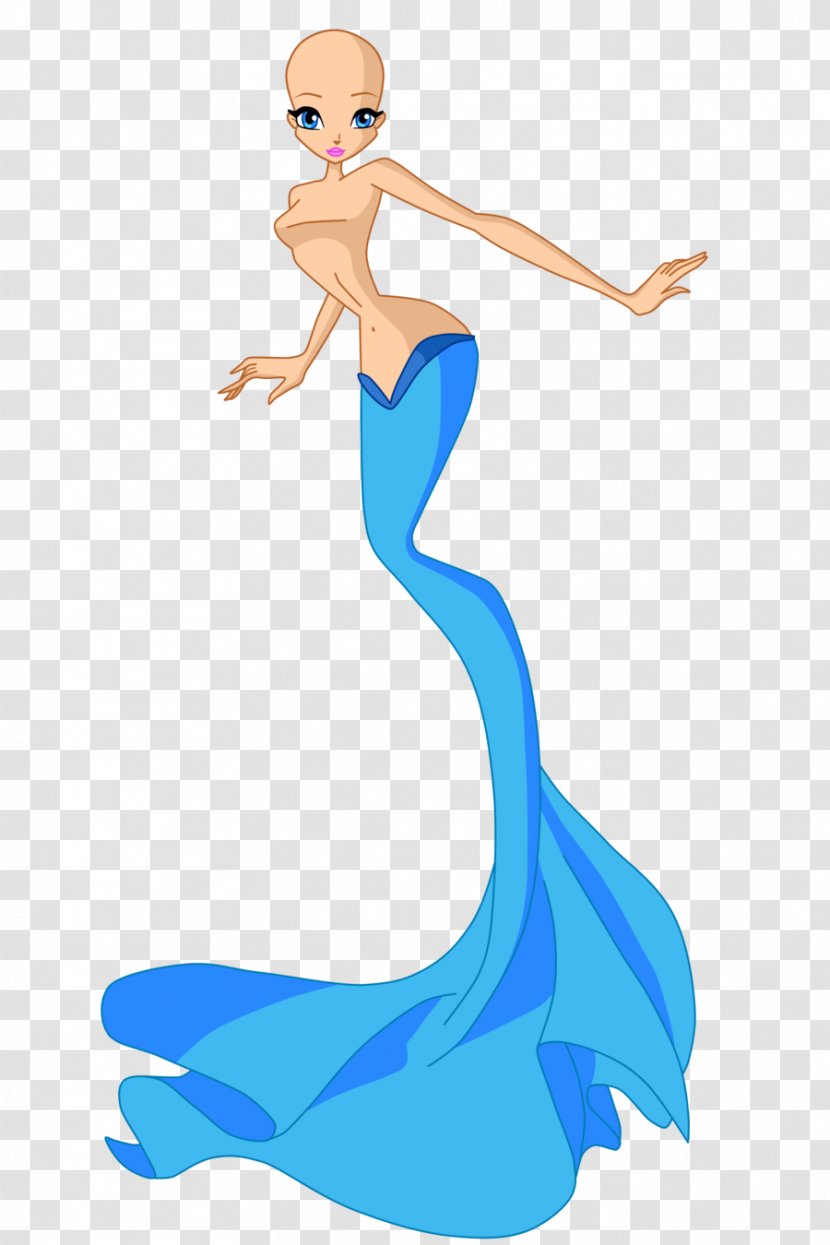 Flora Bloom Mermaid Rusalka .by - Silhouette Transparent PNG