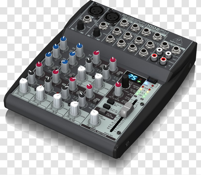 Audio Mixers BEHRINGER XENYX 1002FX Behringer Xenyx 802 - Heart - Watercolor Transparent PNG