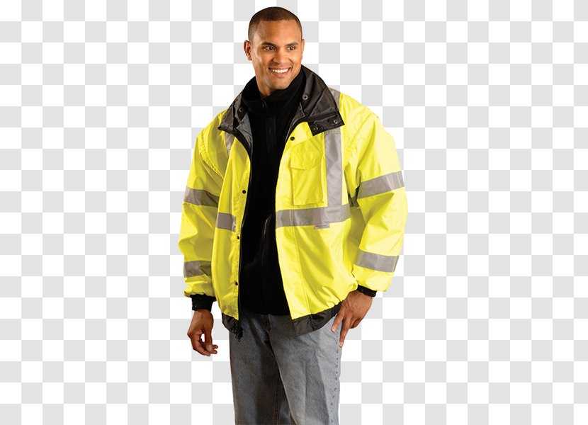 High-visibility Clothing Flight Jacket Parka Gilets - Heavy Bomber Transparent PNG