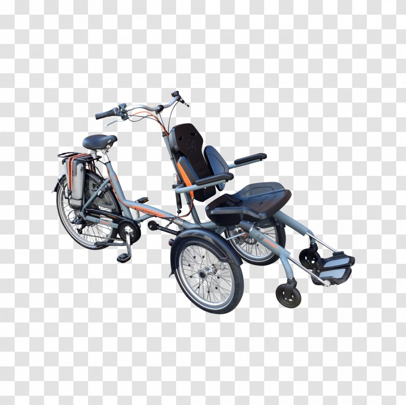 Bicycle Wheelchair Disability Rolstoelfiets Cycling - Transport Transparent PNG