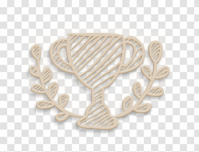 Prize Icon Sports Icon Trophy Sportive Sketch Icon Transparent PNG