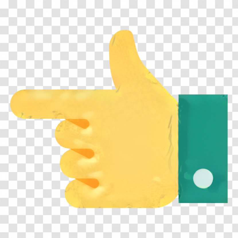 Thumb Yellow - Glove Transparent PNG