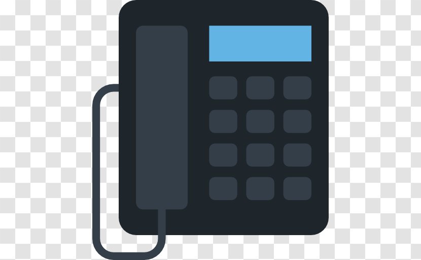 Telephone Call Mobile Phone Icon - Cartoon Transparent PNG