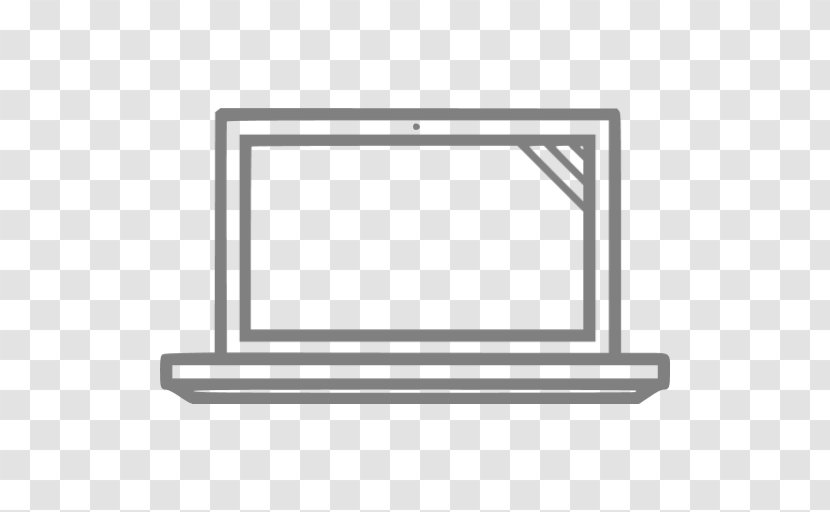 Clip Art Icon Design - White - Laptop Transparent Transparent PNG