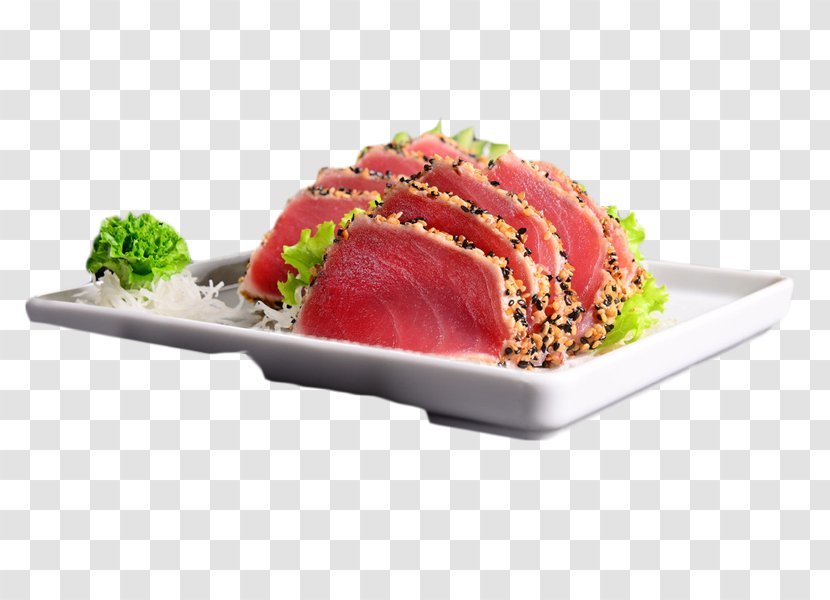 Sashimi Sushi Tataki Thunnus Seafood - Fish As Food - Black Pepper Tuna And Transparent PNG