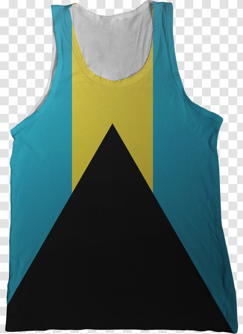 Gilets Flag Of The Bahamas Antigua And Barbuda Tanktop - T Shirt Transparent PNG