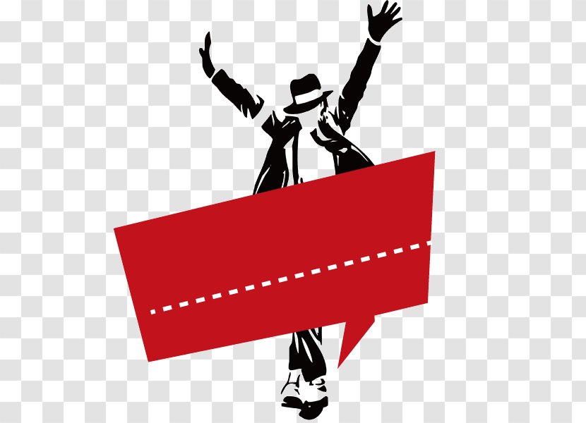 Wall Decal Sticker Poster - Michael Jackson S This Is It - Copywriter Background Elements,Michael Jackson,Sketch,Red Transparent PNG