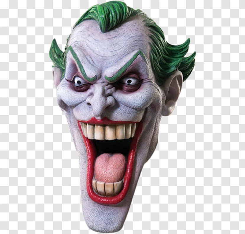 Batman Joker Mask The Dark Knight - Horror Clown Transparent PNG