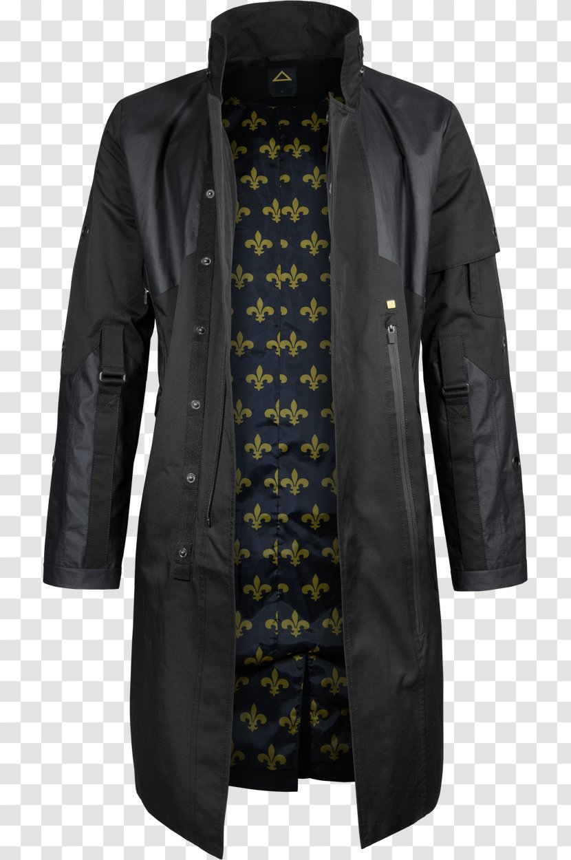 Deus Ex: Mankind Divided Hoodie T-shirt Trench Coat - Clothing - Ex Transparent PNG