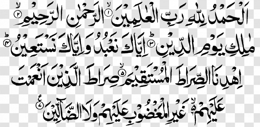 Quran Al-Fatiha Surah Salah Ya Sin - Line Art - Bismillah Alhamdulillah Subhanallah Transparent PNG