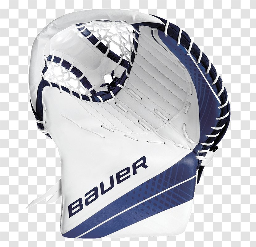 Bauer Hockey Ice Goaltender Catcher - Senior Care Flyer Transparent PNG