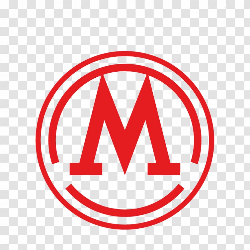 Moscow Metro Logo Rapid Transit Логотип Московского метрополитена Commuter Station - Red - History Transparent PNG