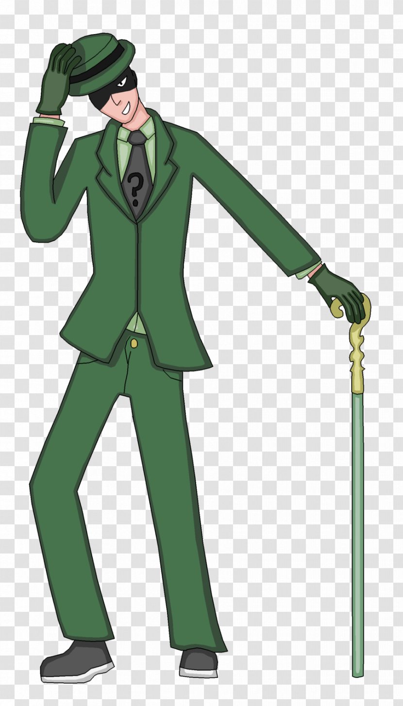 Costume Cartoon Character Fiction - Green - The Riddler Transparent PNG