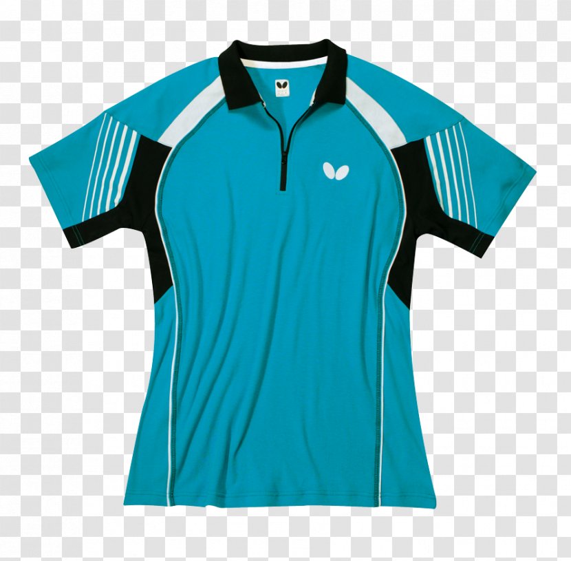 T-shirt Polo Shirt Sport Ping Pong Sleeve - Tennis Transparent PNG