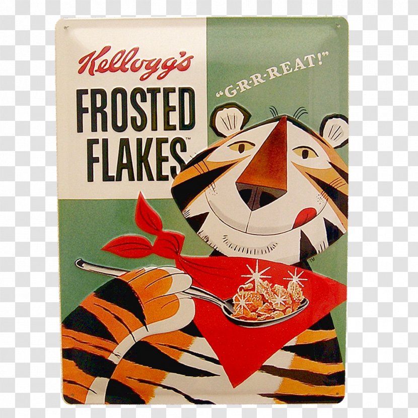 Frosted Flakes Breakfast Cereal Corn Tony The Tiger Transparent PNG