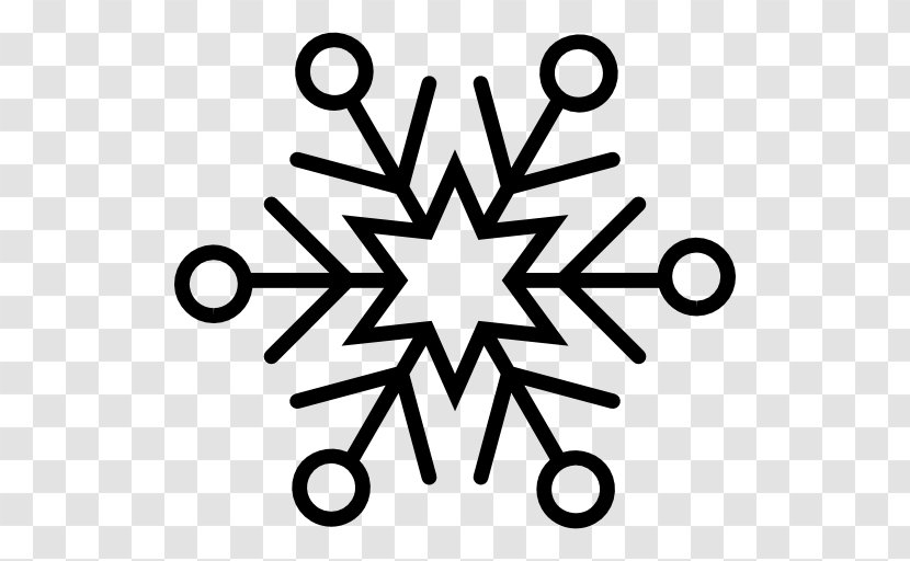 Snowflake Hexagon Shape Circle Line - Symbol Transparent PNG