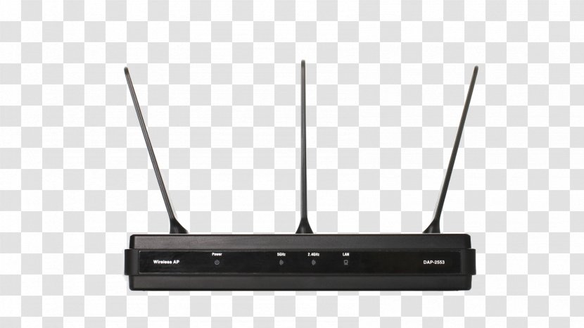 Wireless Access Points Router D-Link DAP-2553 IEEE 802.11n-2009 - Ethernet Transparent PNG