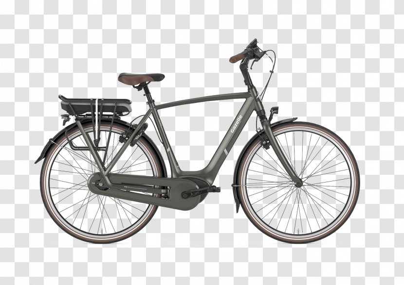 Electric Bicycle Gazelle Electricity Roadster - Saddle Transparent PNG