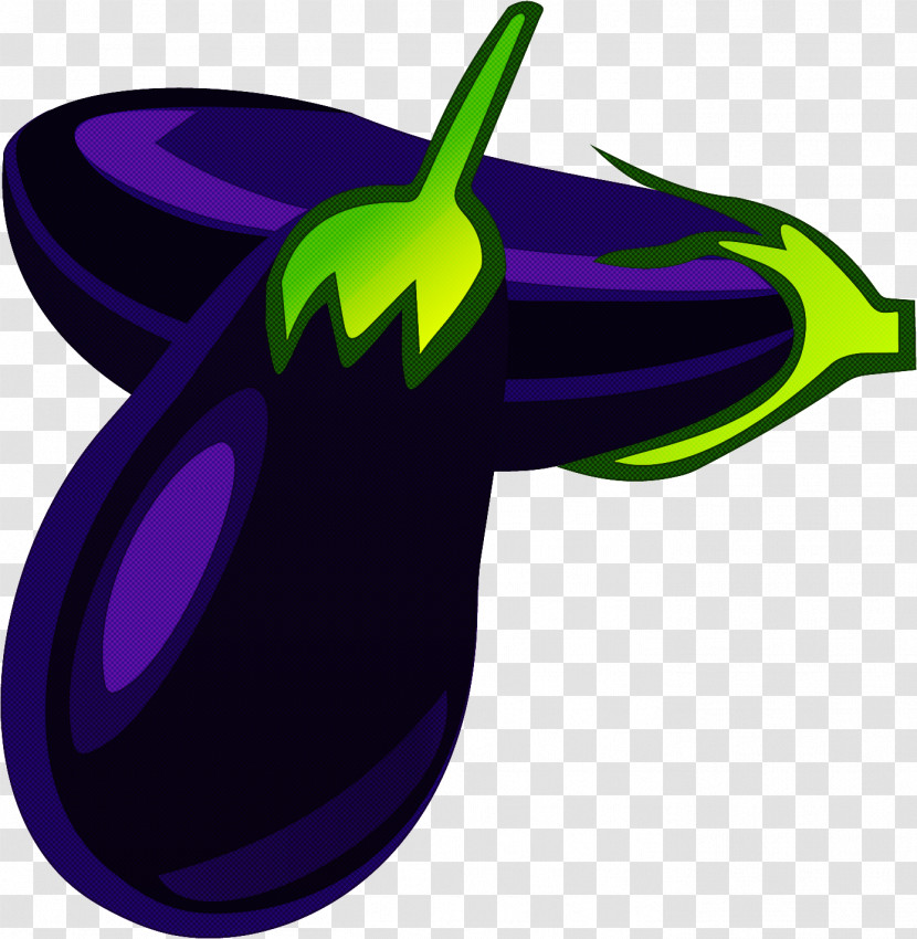 Eggplant Purple Violet Plant Vegetable Transparent PNG