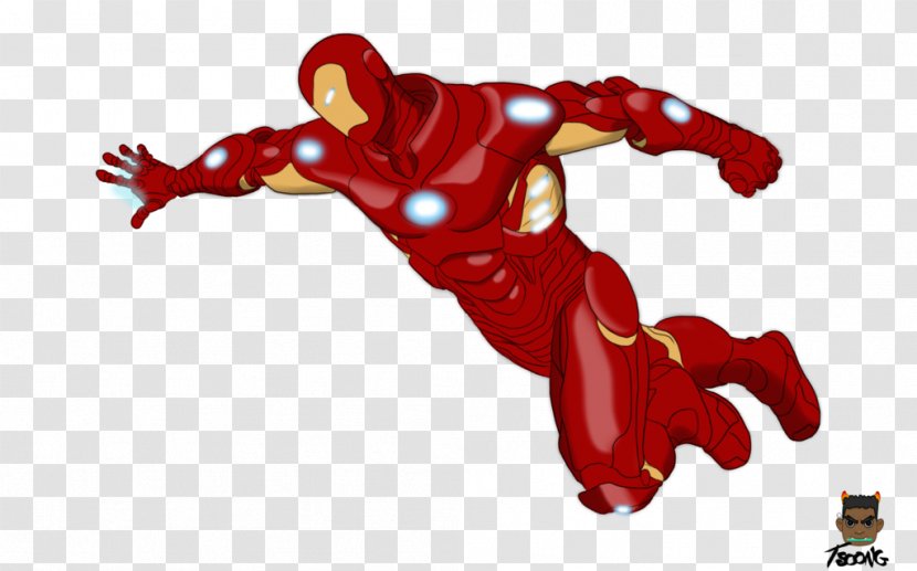 Superhero Cartoon Joint RED.M - Aion Transparent PNG