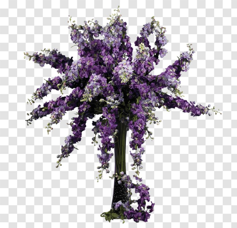 Cut Flowers Flower Bouquet Purple Larkspur Artificial Transparent PNG