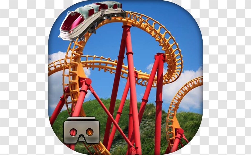 Virtual Reality Headset VR Crazy Rollercoaster RollerCoaster Tycoon Classic Roller Coaster - Android Transparent PNG