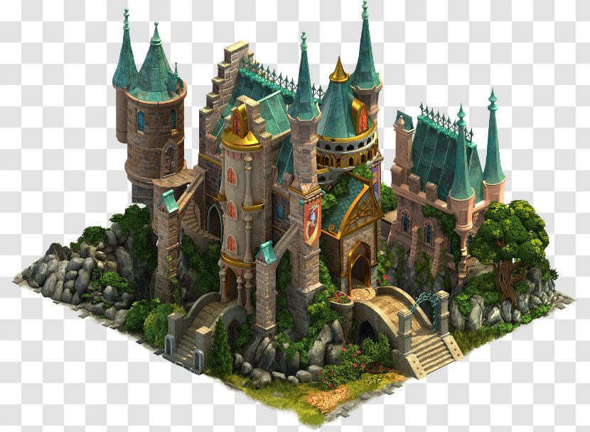 Elvenar InnoGames Image Scanner Digitization - Medieval Architecture - Castle Transparent PNG