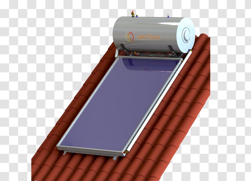 Expansion Tank Storage Water Heater Boiler Solar Energy Container - Technology - Roof Tile Transparent PNG