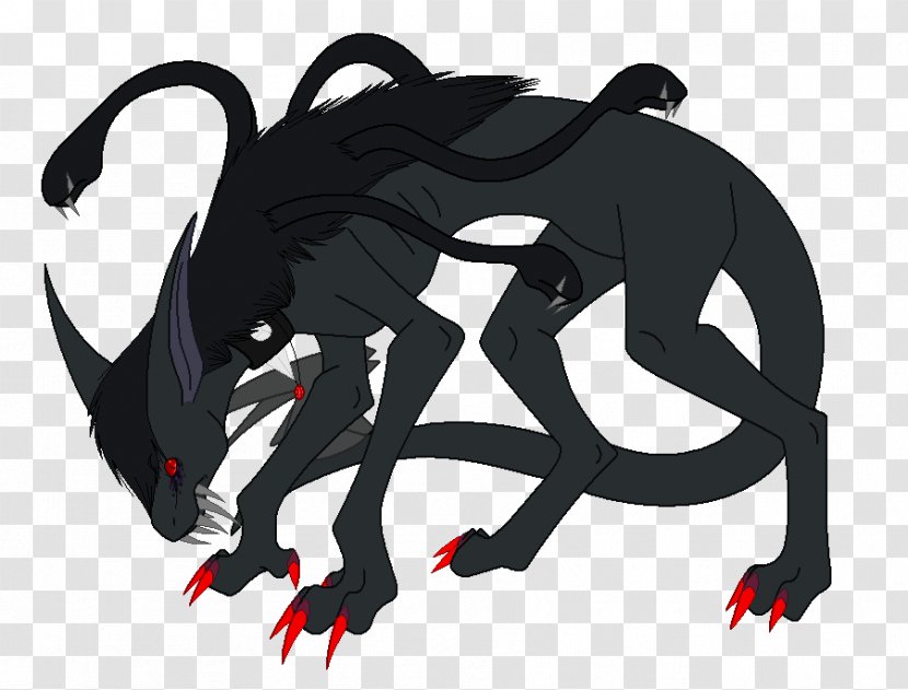 Demon Animated Cartoon Animal - Mythical Creature Transparent PNG