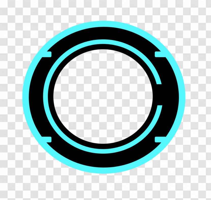 Logo Circle Brand - Aqua - Tron Transparent PNG