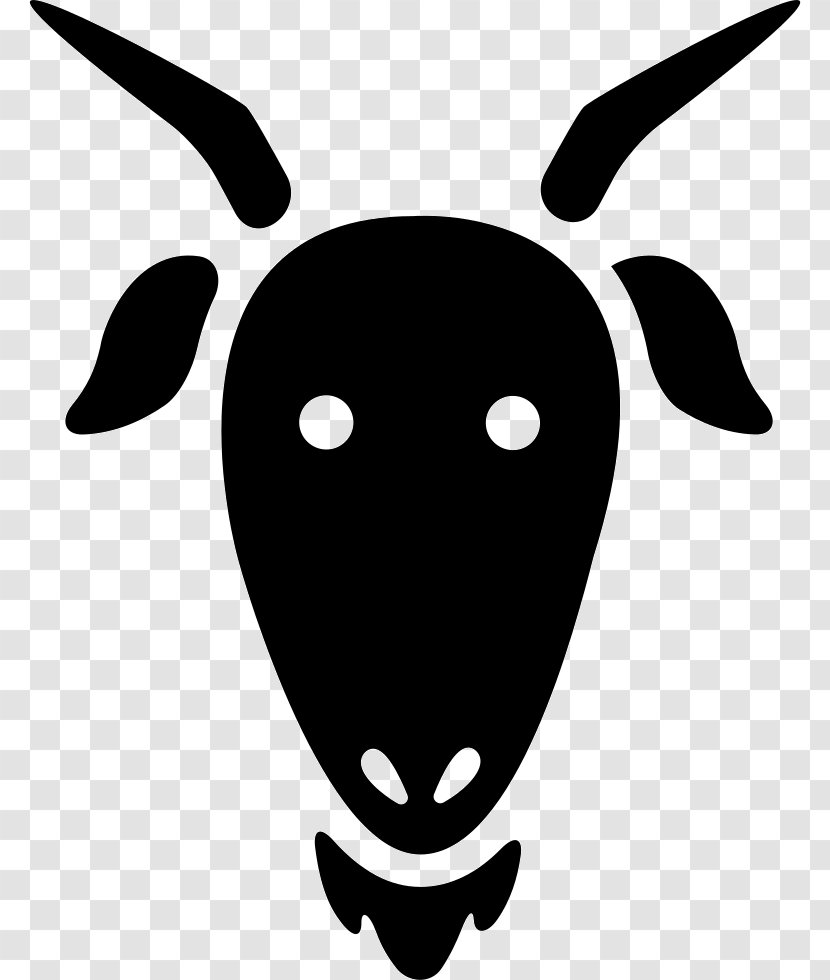 Goat Sheep Clip Art - Head Transparent PNG