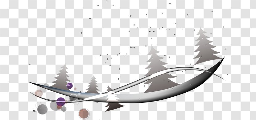 Illustration - Purple - Cartoon Christmas Tree Transparent PNG
