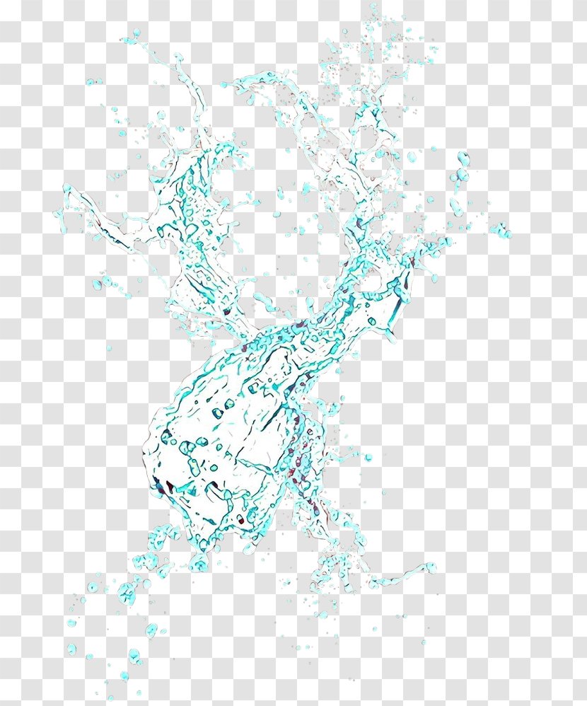 Water Cartoon - Line Art Drawing Transparent PNG